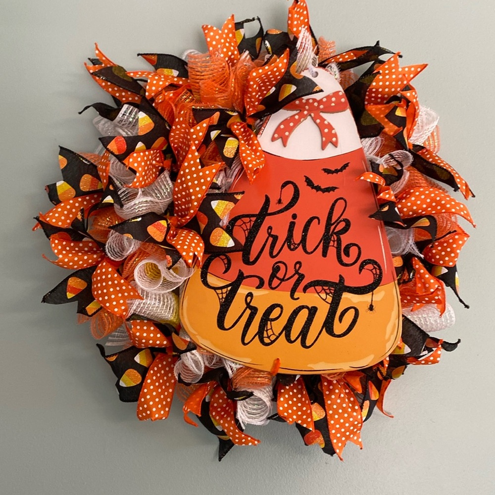 Handmade Halloween Wreath